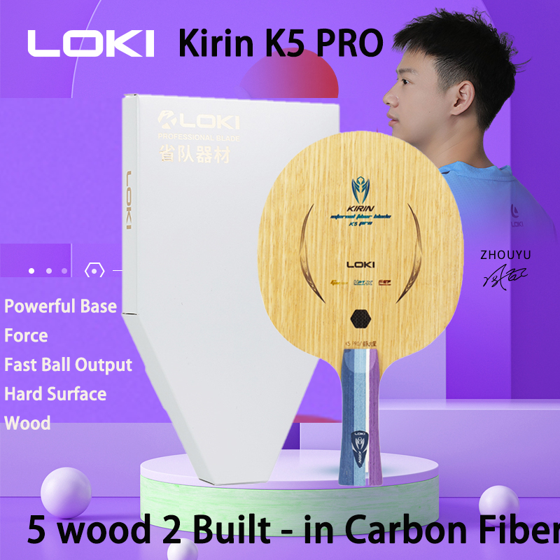 Table Tennis Viscaria - LOKI Kirin K5 PRO 5 Wood