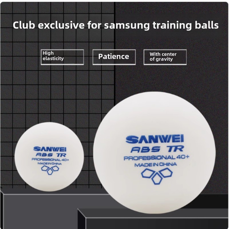 Table Tennis From - 100 pcs Sanwei New Materials Plastic