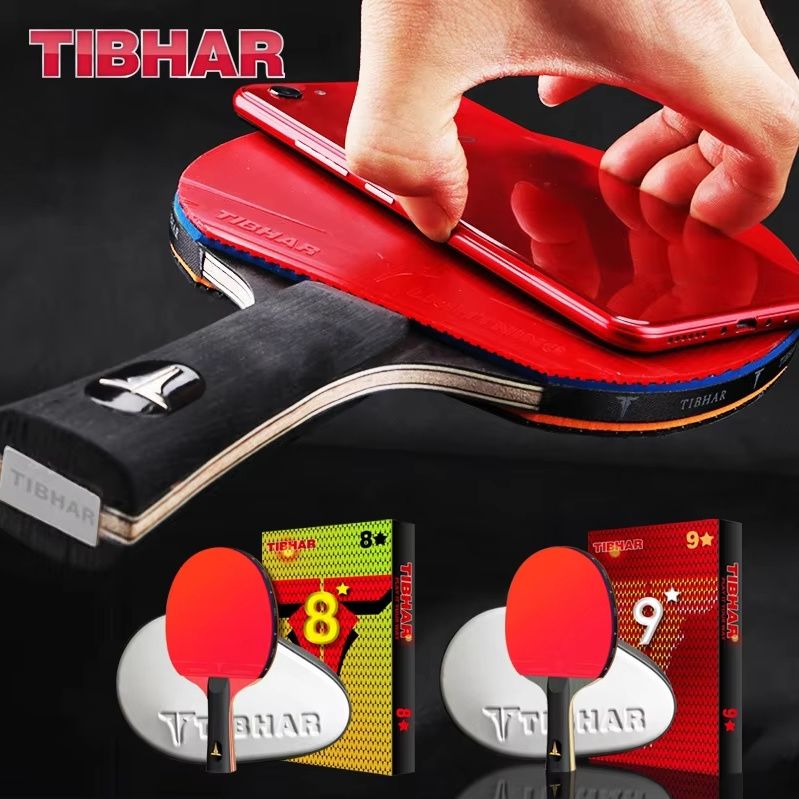 Table Tennis Kids - TIBHAR Professional-Grade Table Tennis Rackets (6-Star/7-Star/8-Star/9-Star