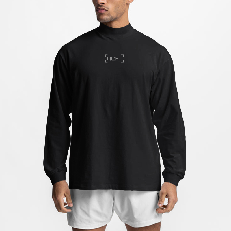 Table Tennis Training - Autumn Fashion Knitted T-shirt Mens Long