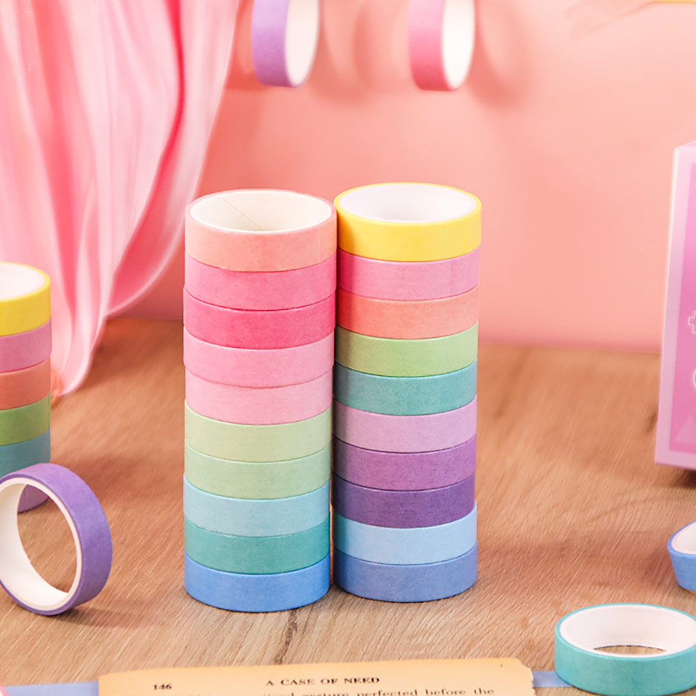20 Roll Washi Tape Set Diamond - Edge Tape Roll recension och pris