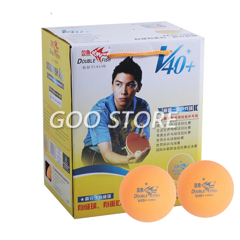 100 balls Double Fish V40+ 1-S - Table Tennis From recension och pris
