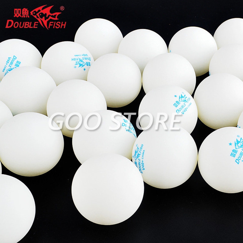 100 balls Double Fish V40+ 1-S - Table Tennis From recension och pris