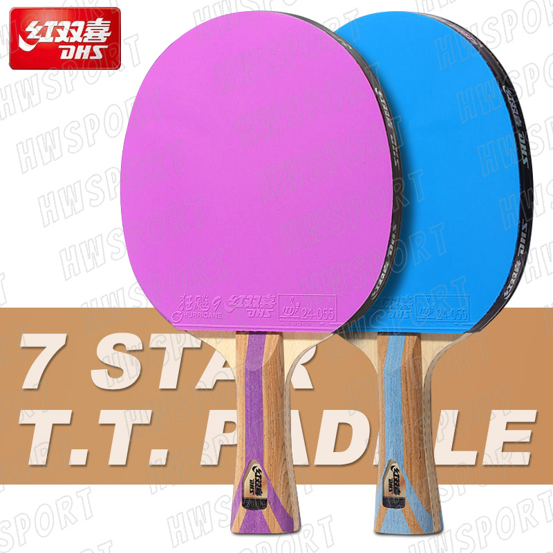 DHS 6 Star Color Table Tennis  - Table Tennis Forehand Rubber recension och pris