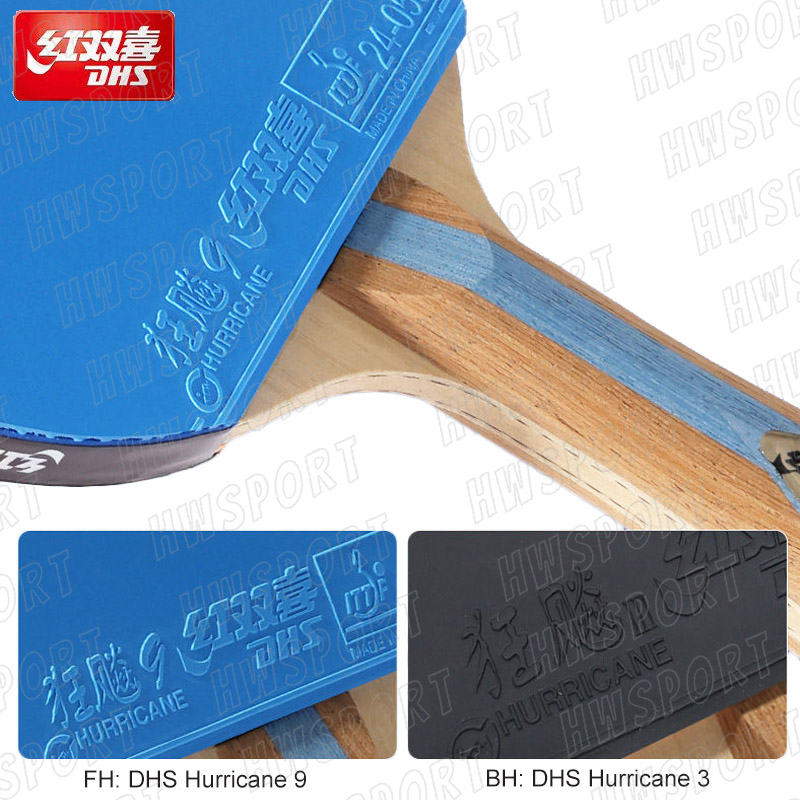 DHS 6 Star Color Table Tennis  - Table Tennis Forehand Rubber recension och pris