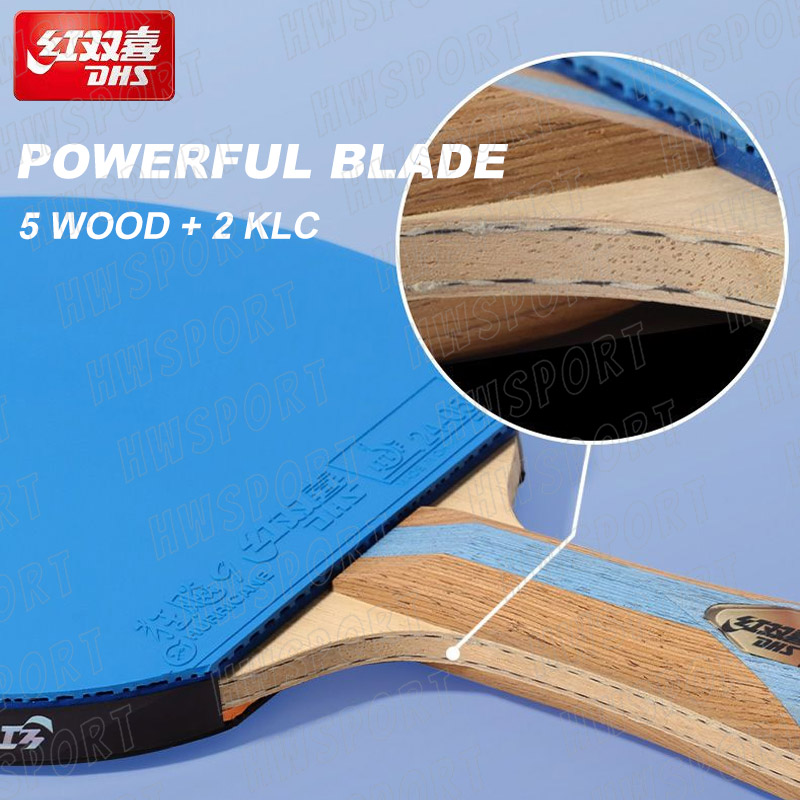 DHS 6 Star Color Table Tennis  - Table Tennis Forehand Rubber recension och pris