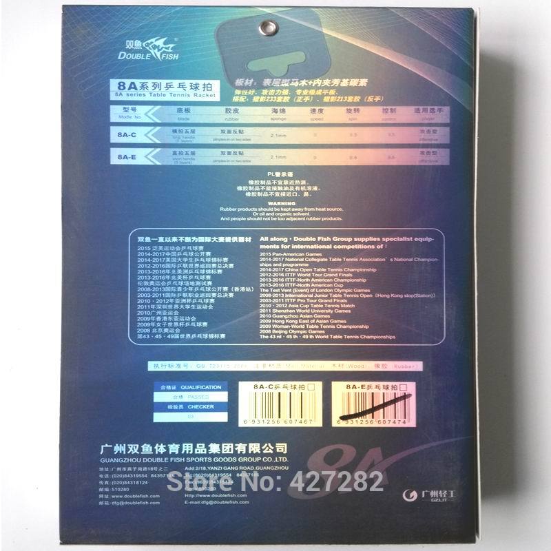 Original Double Fish Table Ten - Table Tennis Forehand Rubber recension och pris