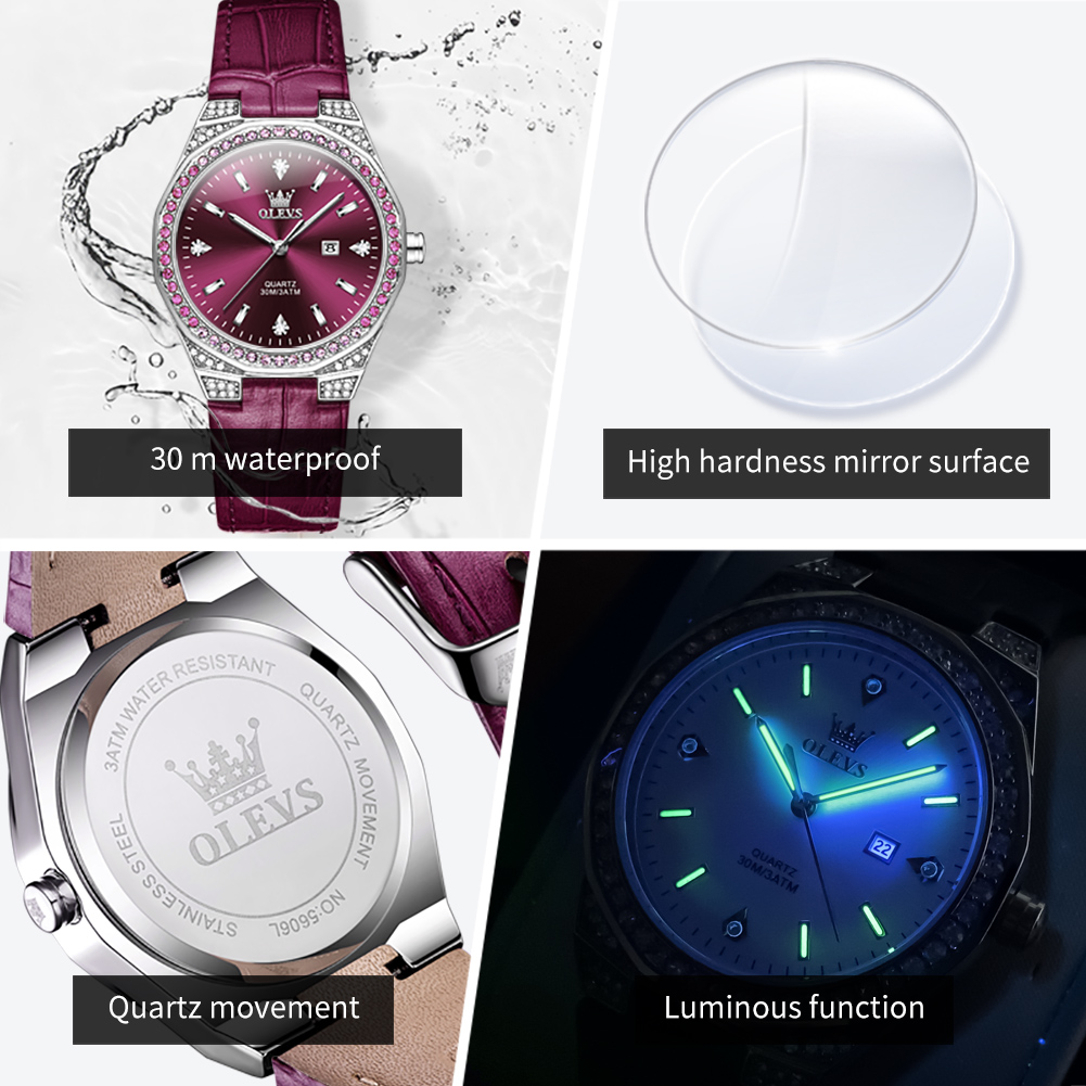 OLEVS Original Women's Watches - Edge Tape Roll recension och pris