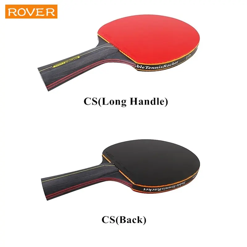 5/6 Star Table Tennis Racket 2 - Table Tennis Forehand Rubber recension och pris