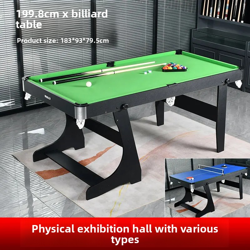 6ft 1.8m Folding Pool Table, 3 - Table Tennis For Kids recension och pris