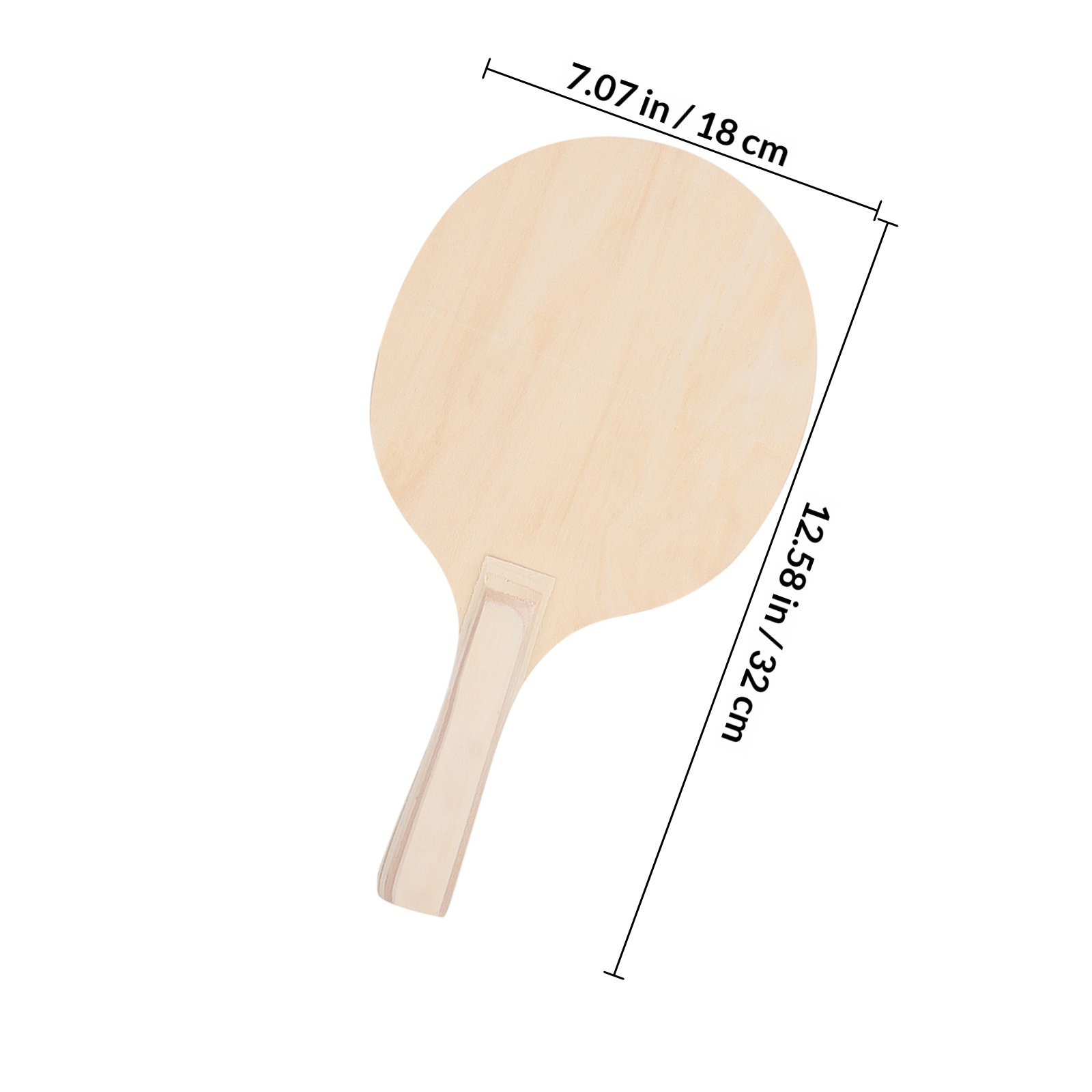 4Pcs Wooden Beach Ball Paddles - Table Tennis Multiplayer recension och pris