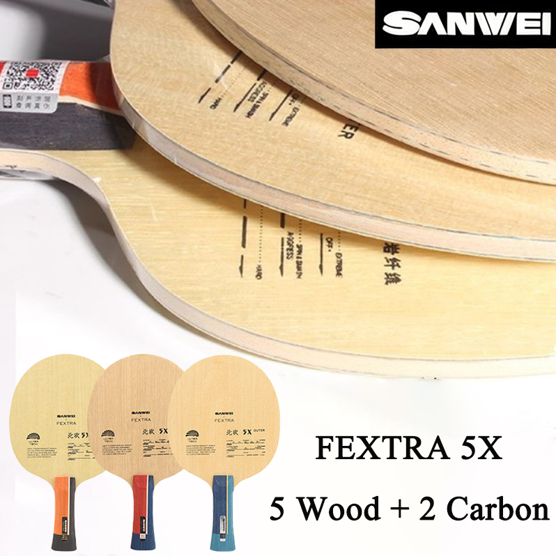 SANWEI FEXTRA 5X Blue/Yellow A - Table Tennis Paddles recension och pris