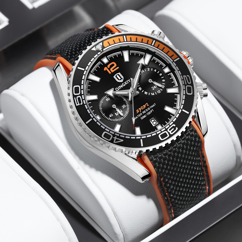 Sports Men Chronograph Watch T - Edge Tape Roll recension och pris