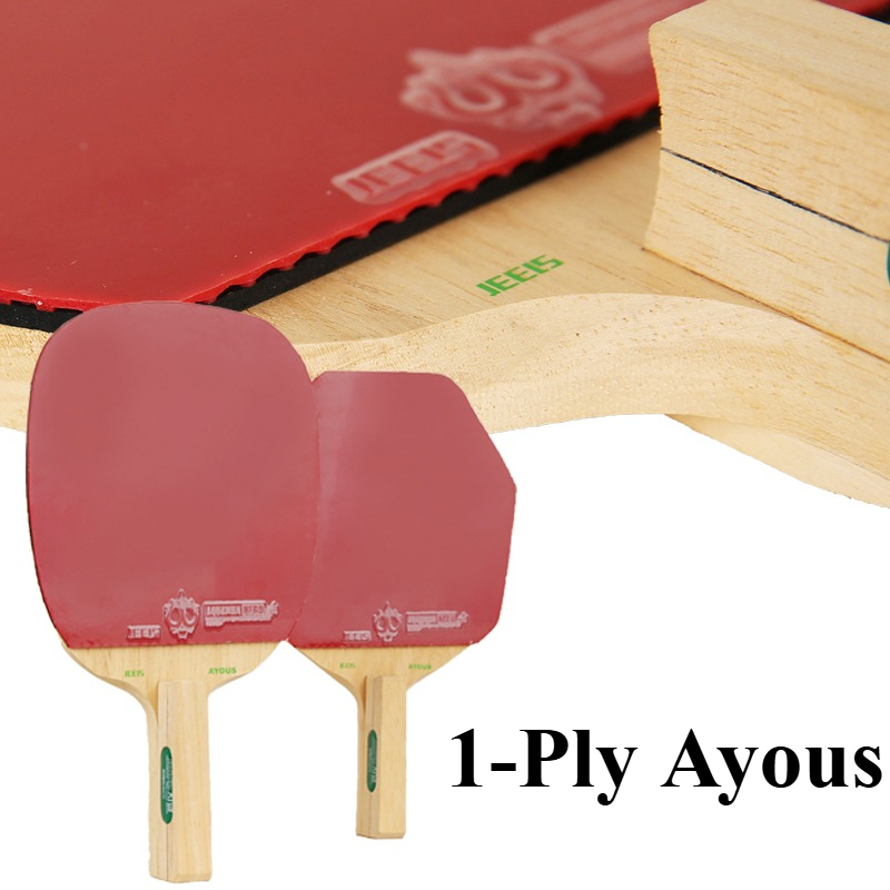 JEELS Japanese 1-Ply Ayous Woo - Table Tennis Training recension och pris
