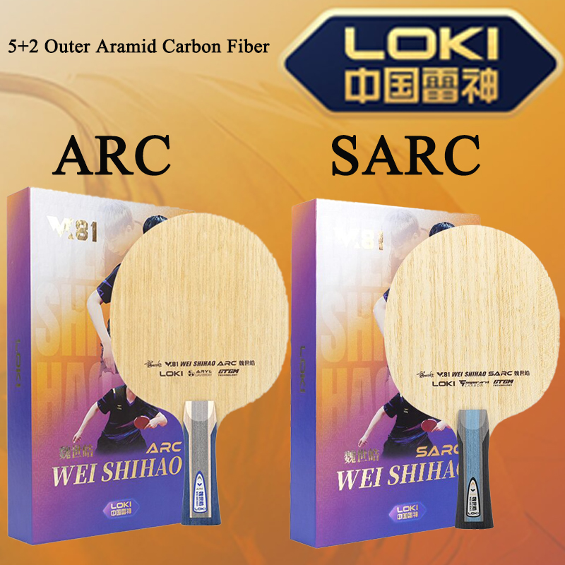 New LOKI W81 Series ARC SARC T - Table Tennis Paddles recension och pris