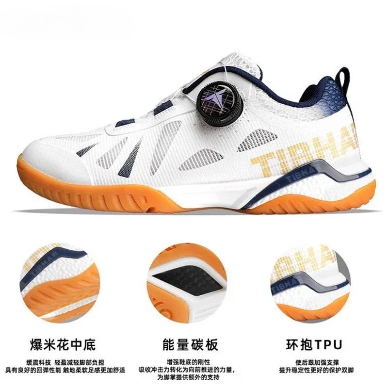 New TIBHAR Straight Button Tab - Table Tennis Shoes recension och pris